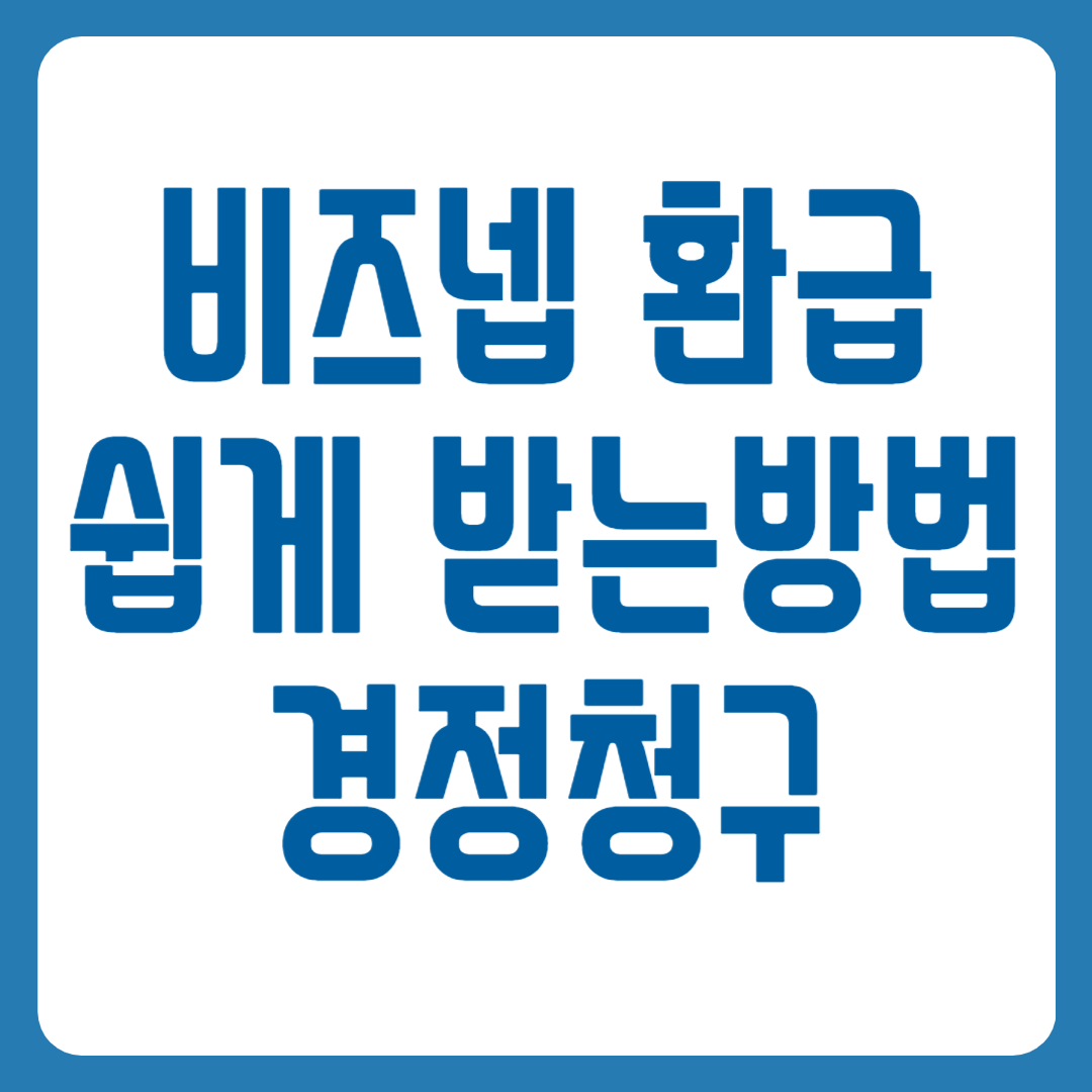 비즈넵 환급